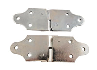 2 x Wood Side Stake Side Board Connector Brackets Trailer Truck Straight Zinc  (B2585BZ)