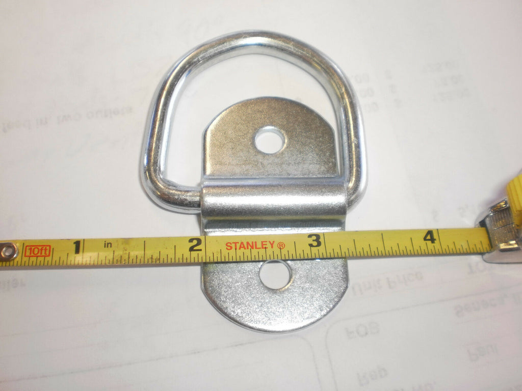 16 - 3/16" D Ring Rope Tie Down 1000# Rated Trailer ATV Snowmobile (SR10-LOTOF16)