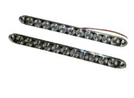 2- TecNiq Red 3 ID Bar w/ white reverse light 11 LED 15"  Camper Trailer USA (T12-RW00-1-LOTOF2)