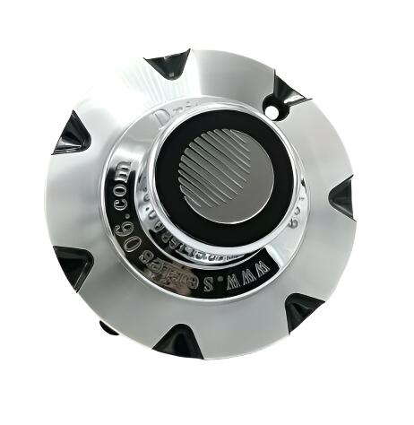 Black Series 06 Center Cap Cover 15" 7 Spoke Trailer Rim Tire Hi-Spec Wheel (90091B)