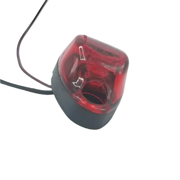 Red LED Oval Dragon's Eye 2 Diode Red Lens/Light Marker Clearance Trailer (L04-0072R)