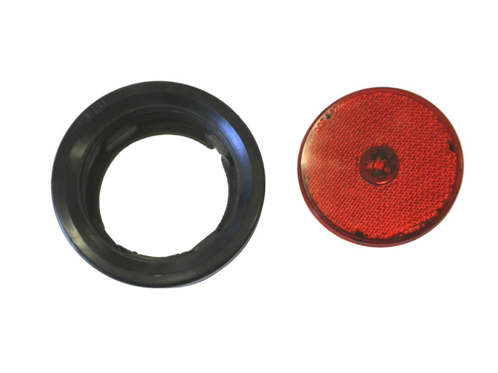 2.5" Red Marker LED Light TecNiq Reflective Trailer RV Truck Clearance USA (S10-RR00-1-KIT)