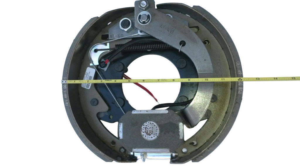 2 - 10K AL-KO 12-1/4"x3-1/2 Backing Plate Electric Brake K568255.1-2 ALKO Trailer 7290 (K568255-KIT)