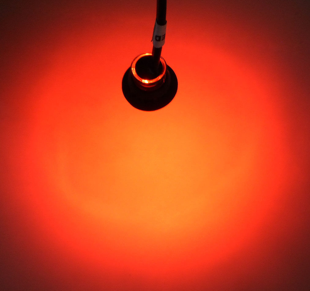 TEN TecNiq 3/4 Mini Red Clear LED Light Hot Spot Bullet Truck Trailer USA (S33-RC09-1-LOTOF10)