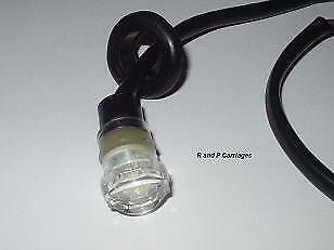 TEN 3/4" Grommet Mount White Clear Bullet LED light 55WC (J-55-C-LOTOF10)