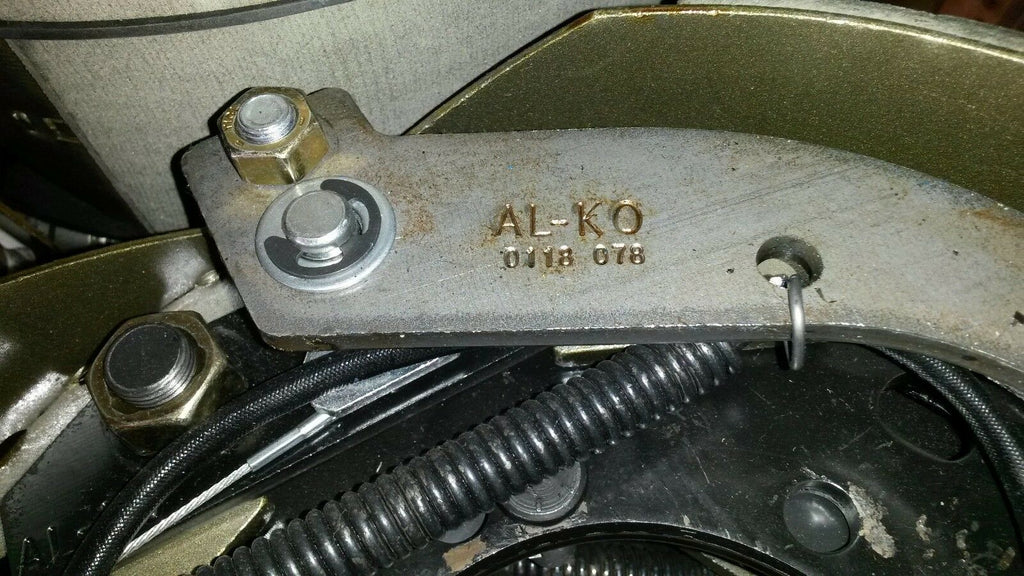 Pair 12" x 3-3/8" Electric Brake 8000# Backing Plate Trailer Axle ALKO 363601 8K (363602-KIT)