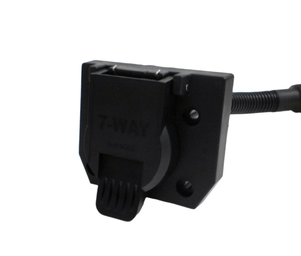 7 way Round Pin Truck to 7 blade Trailer Plug Adapter  (R77F)