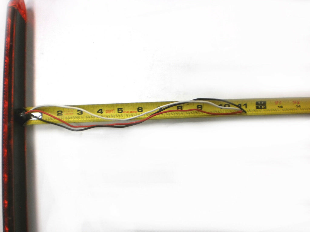TWO 15" inch Slimline LED Stop Turn Tail Lights LED Red Red Flatbed Trailer RV  (J-535-R-LOT2)