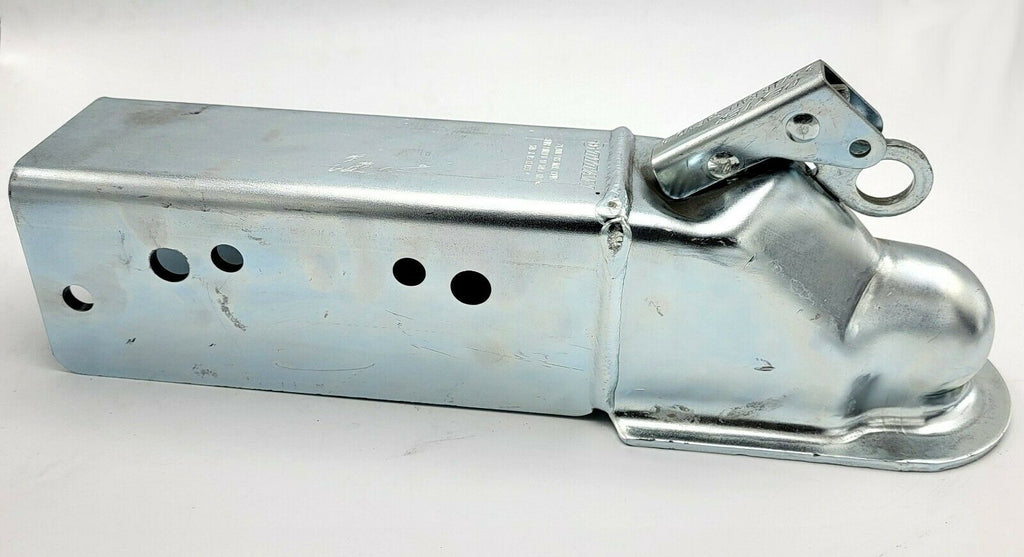 Titan Straight Tongue Trailer Coupler Zinc-Plated 21K 3" Chan 2-5/16" USA Made (4853100)