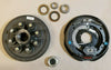 Replace Left Trailer Brake Dexter 8x6.5 Drums 9/16 Nuts 7000# 12" Backing Plate (821913-B-DEX-L)