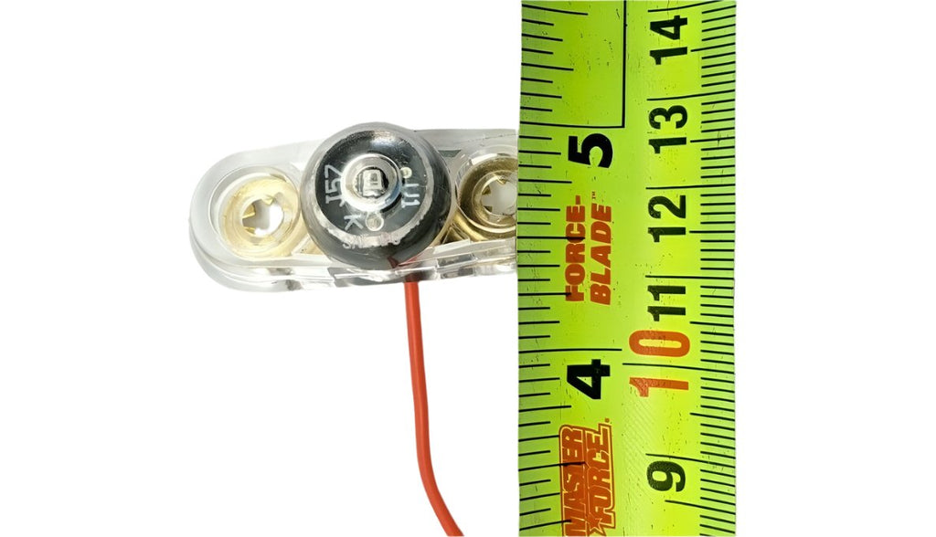 PC Rated Micro LED Trailer Side Marker RED Clear Light  (J-57-RCS)