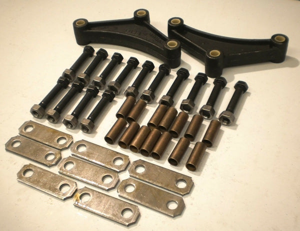 thumbnail image 2 of Tandem Axle Trailer Spring Suspension Rebuild Kit – 7k To 14k – Camper Repair – 3.5" Shackle 2 of 5