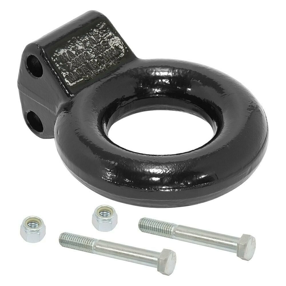 Heavy Duty Adjustable 2.5" Forged Pintle Ring with Channel 30000# 30K Heavy Duty (2374143E-XLC-KIT)
