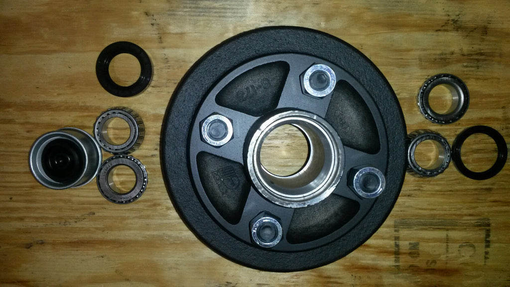 TWO (2) DEXTER Brake Drums,  7 x 1-1/4" Electric Four Lug (8-173-16-KITX2)