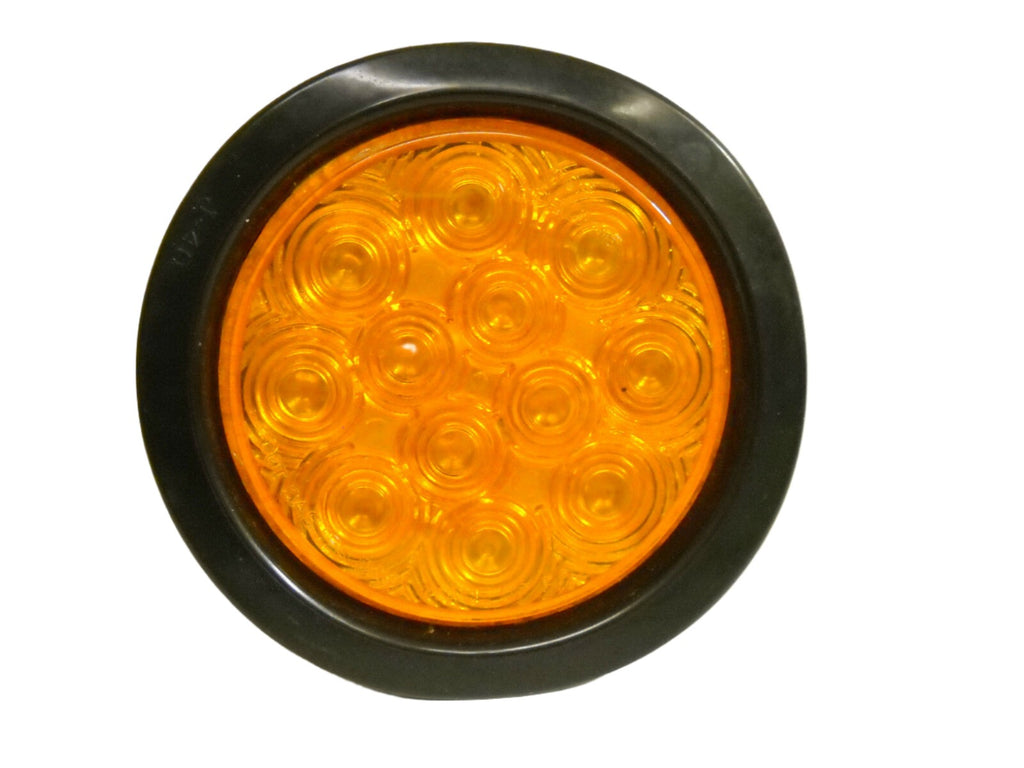 4" Round Black Rubber Light Grommet Truck Trailer Rv (J-40-GM)