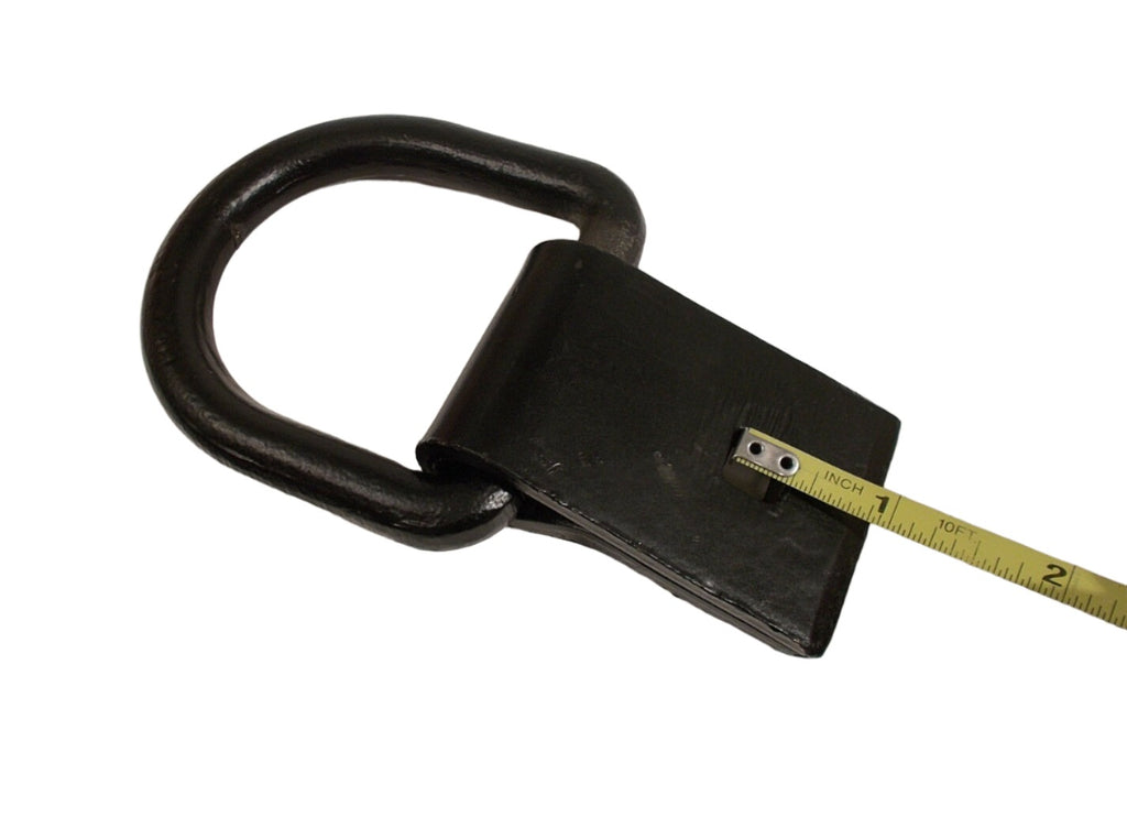 1/2" Forged Steel D Ring Rope Chain Tie Down Single bolt 11,700# Truck Trailer (LRS1)