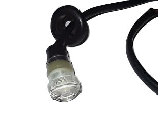 3/4" Marker Light Single White Diode LED Truck Trailer RV 55WC Hot Spot (J-55-C)