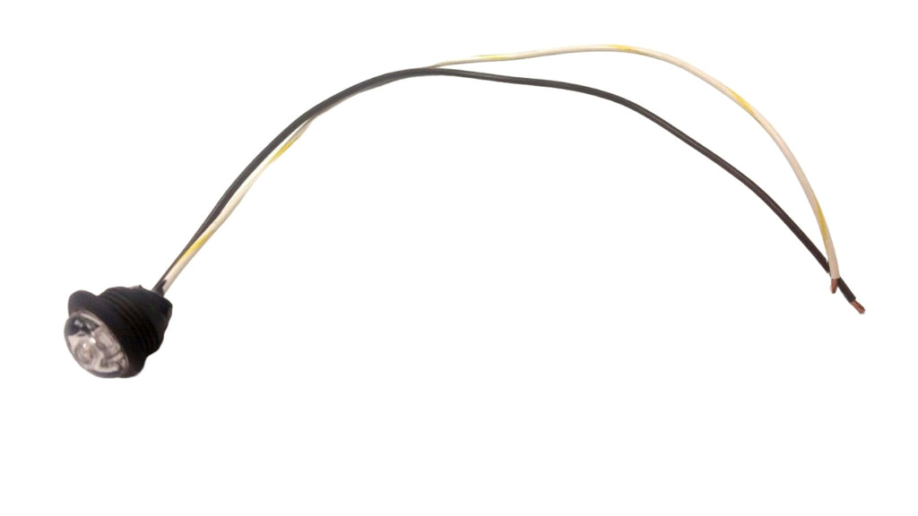 3/4" Amber Clear LED Clearance Marker Light Truck Trailer PC Rated Sidemarker (219-1500-1)