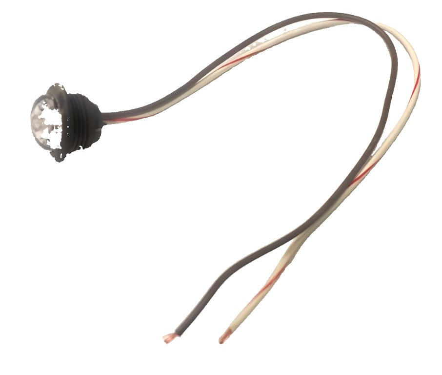 3/4" Red Clear Innovative Grommet Clearance Marker Bullet LED Light Trailer  (219-4500-1)