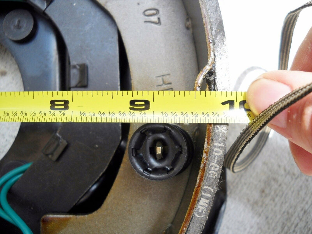 Right Side 10" x 2.25" Trailer Electric Brake Backing Plate 3500 Axle  Shoe Axel (10RVEBRH)