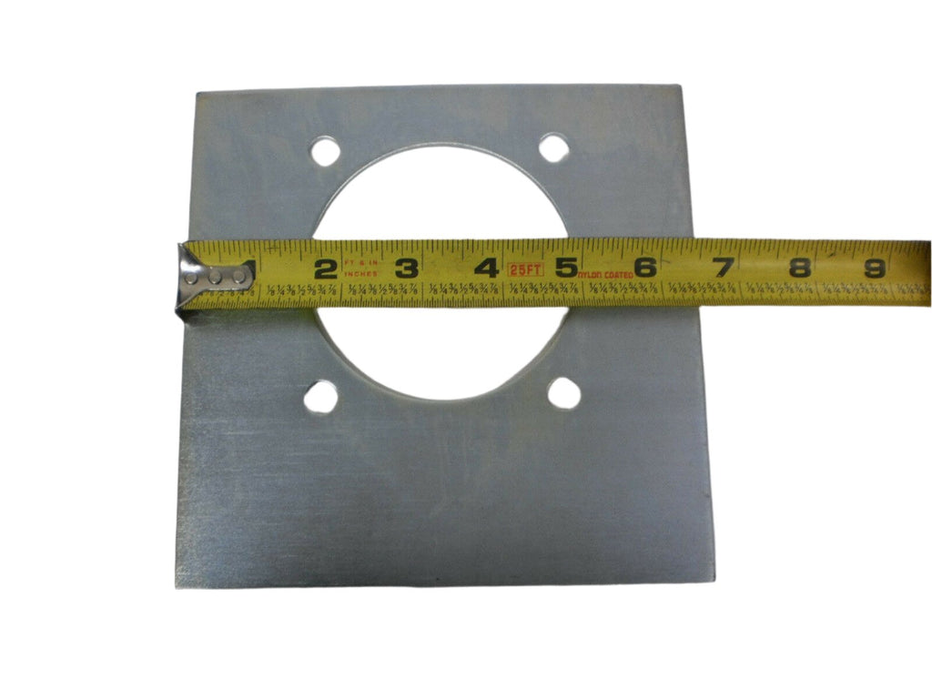 5 - Zinc Plated Recessed 5000 D Rings with Backing Plates Bolts Car Trailer  (RR5K-LOTOF5)