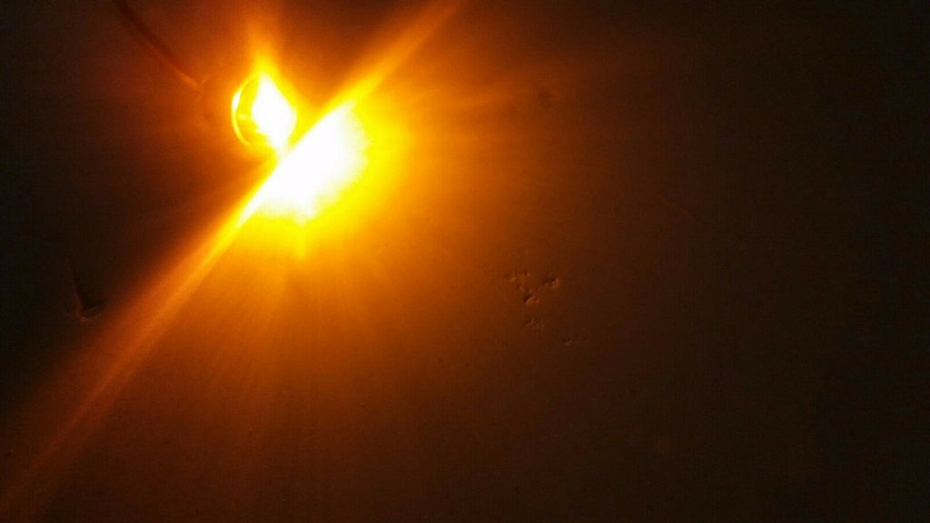 3/4" Amber Clear LED Clearance Marker Light Truck Trailer PC Rated Sidemarker (219-1500-1)