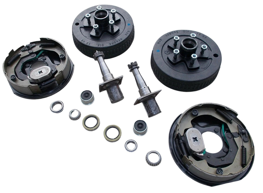 Build Your Own 3500# Electric Brake Trailer Axle Kit EZ Lube Spindle 5x4.5 Drum (BYOAK-84-D545-2.0R)