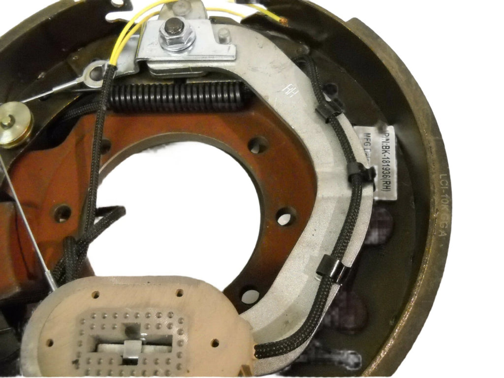 Four 12-1/4x3-3/8" 10K GD Electric Backing Plate 10000# Trailer Brake Fit Dexter (BK-10KE-SET2)