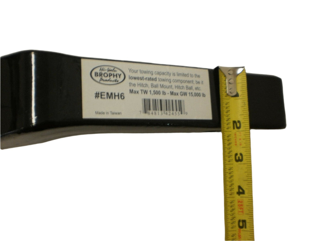 Heavy Duty Forged 15,000# Ball Mount 6 Drop EMH6 Receiver Hitch Trailer Stinger (EMH6)