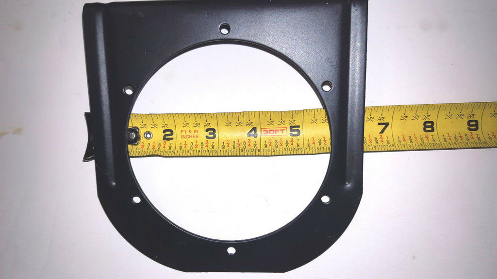 TWO - 4" Round 12 Diode Amber LED With Black Mounting Bra0cket Stop  Turn Tail (J-4512-ACK + J-40-BRKLOTOF2)