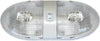 Double Dome Light Economy Euro Interior Dome Lamp RV Camper Trailer White  (D-92)