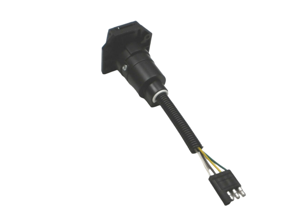 7 Way 4 Foot Extension Cord Trailer Camper RV Truck Pin Boat Round  Plug Towing - Foto 9