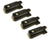 4 KEYED ALIKE Black Locking Cargo Trailer Cambar Door Latch Vise Lock Cam Bar (CBL-B-4X)