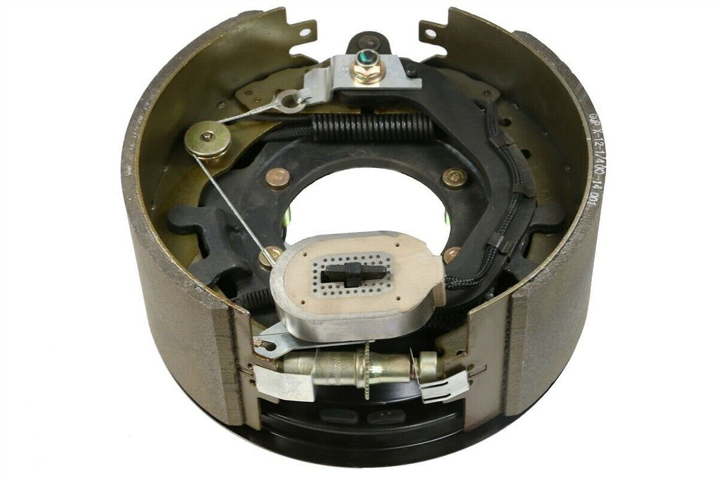 12-1/4" x 5" 12K 16K Right Electric Backing Plate Trailer Brake Rockwell Quality (4741-R)