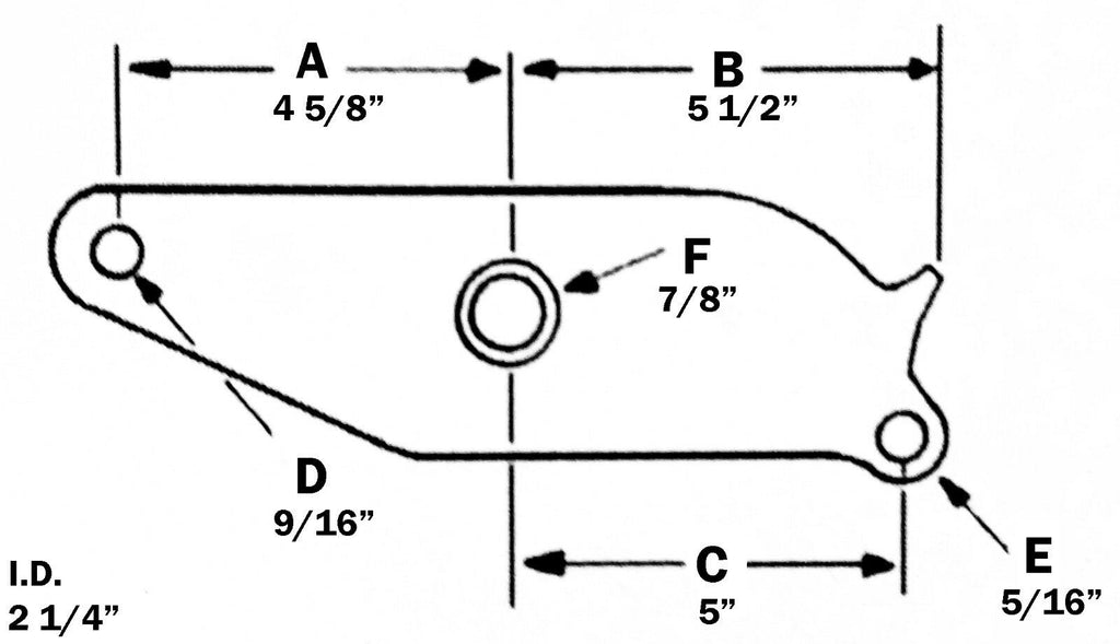 Swan Trailer Suspension Equalizer Kit - One 7/8" Greaseable Bolt - One Dexter Equalizer (013-004-00-KIT)