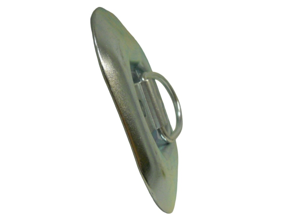 4 - 1/4" Mounting Ring Flush Mount Zinc D-Rings 1,500 Lbs  (RR04-LOTOF4)