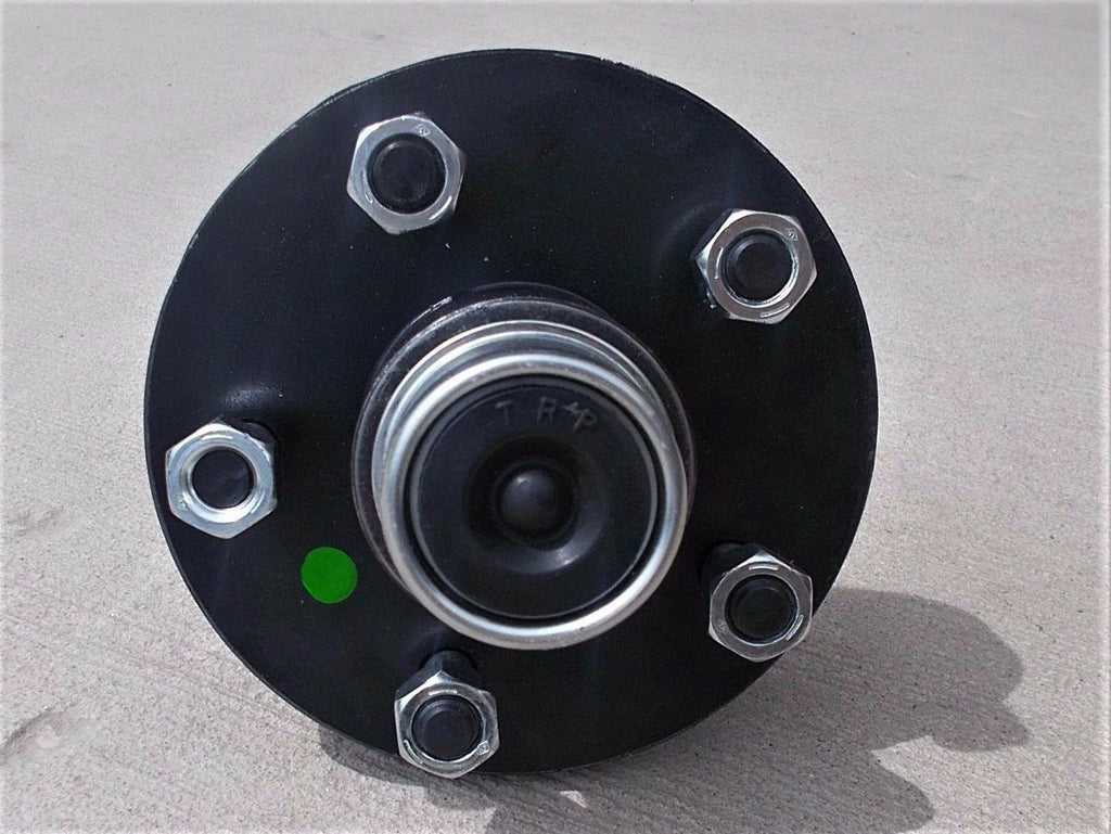 Two (2) 5x4.75 Replacement Idler Hub Spindle Kit Stub End Trailer Axle 3500# #84 (STUB-84-5475-H-X2)