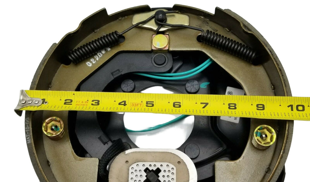 2 -Complete Trailer Electric Brake Backing Plate 3500 axle 10" x 2.25" Shoe axel (10RVEB-1P)