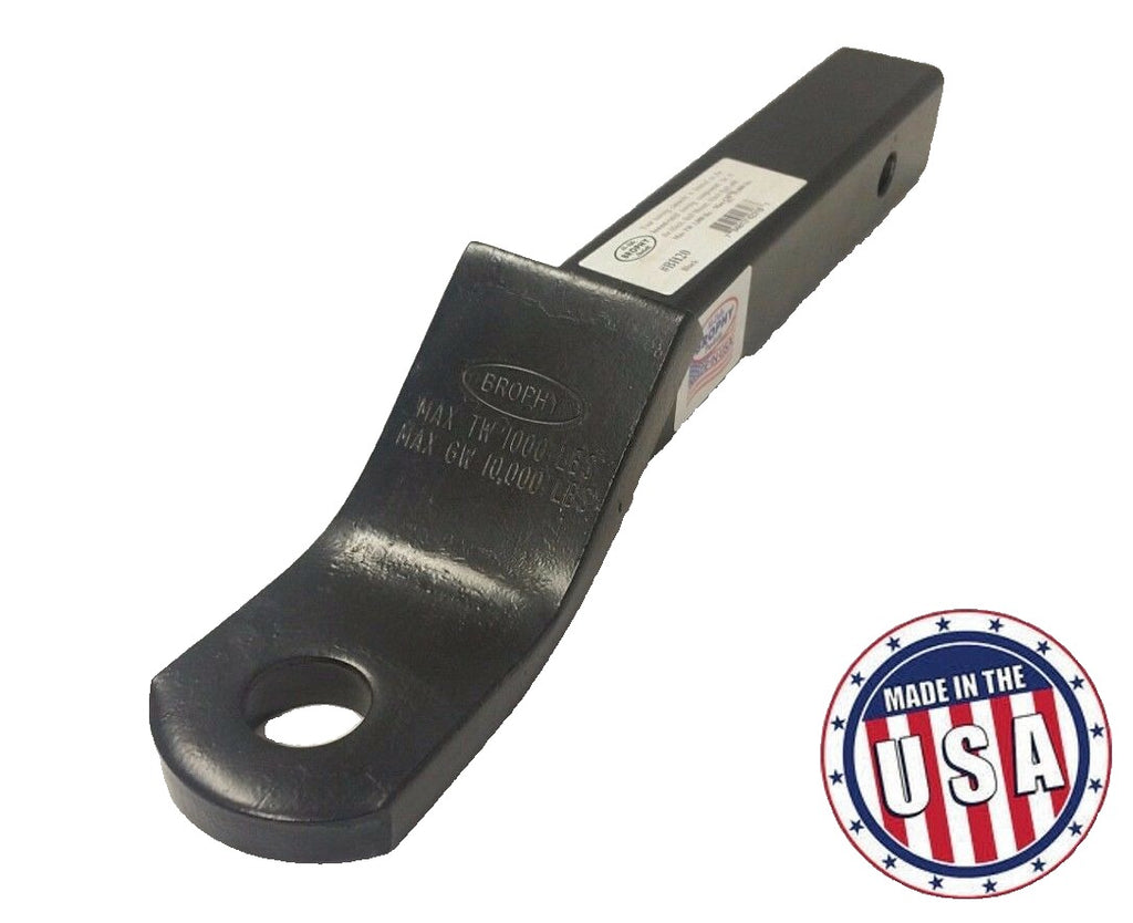 2" Drop Long Receiver Hitch Trailer Ball Mount 10000# USA MADE Solid Stinger (BH20)