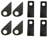 Weld On Steel Ramp Gate Holder Hinge plates HD Equipment Trailer for 1.5" shaft  (RM-5/7x4)
