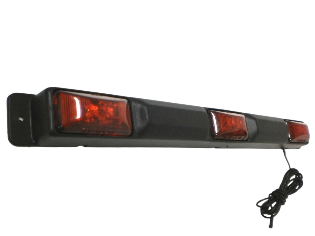 LED 3 Light ID marker Light truck trailer black base RV (J-5695-R)