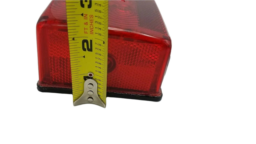 Pair LED Box Stop Turn Tail Trailer Camper RV Lights, (J-72 + J-72-L)