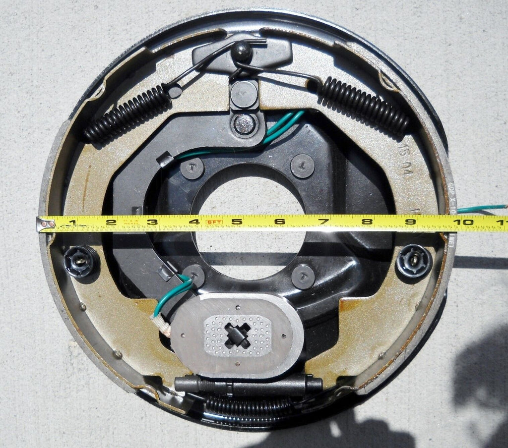 Right Side 10" x 2.25" Trailer Electric Brake Backing Plate 3500 Axle  Shoe Axel (10RVEBRH)