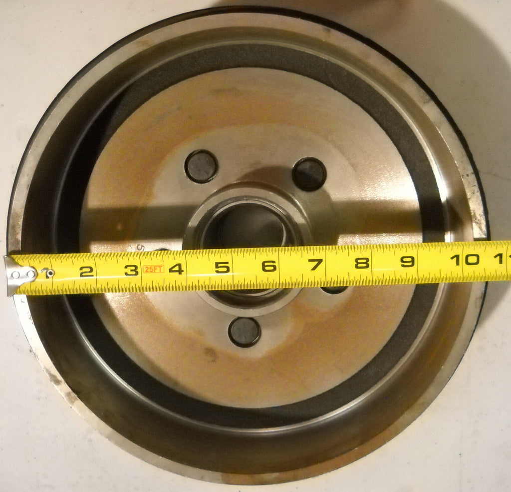 5 on 4.75 3,500 lb Trailer Brake Drum & 10" RH Electric Backing Plate Kit (945475-B-IMP-R)