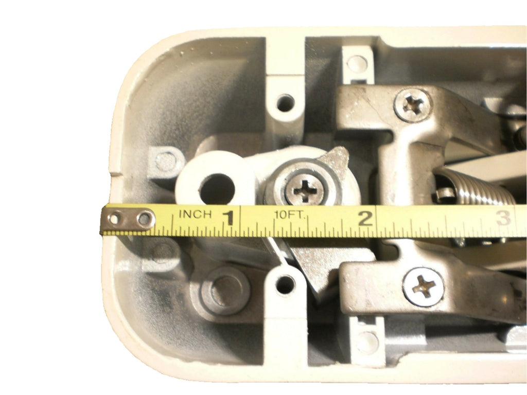 3 - White Locking Cargo Trailer Cambar Door Vise Lock Self Latching Keyed Alike (CBL-W-3X)