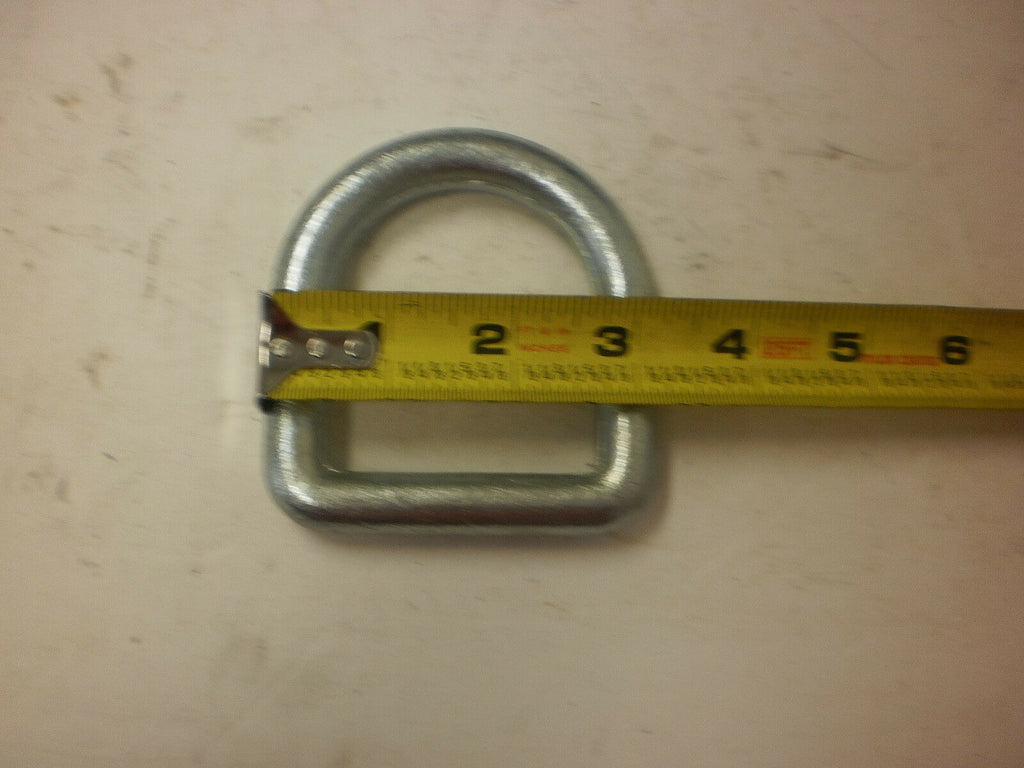 1/2" Lashing Tie down D Rings Zinc 12,000# Tractor Equipment Heavy Duty (LRB1)