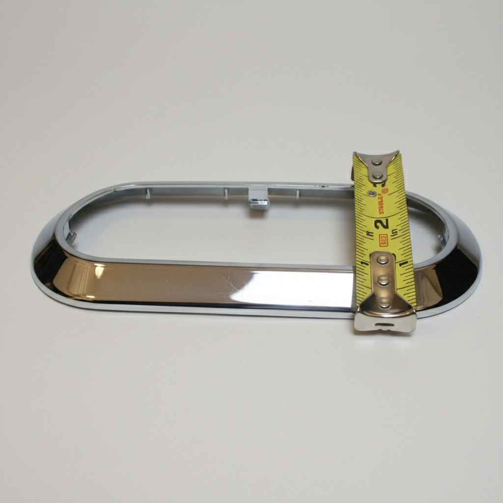 Chrome Bezel Trim Ring 6" Oval Surface LED Light J-65 (J-65-BZ-C)