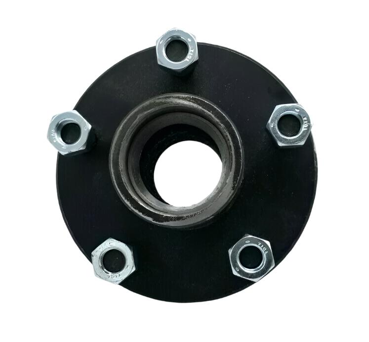 Pair - Stub End Replace Idler Axle Kit 5x4.5 Hub 2000# BT16 Spindle (BYOAK-5X45BT16-DNUFB-KITX2)