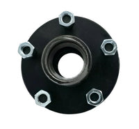 Pair - Stub End Replace Idler Axle Kit 5x4.5 Hub 2000# BT16 Spindle (BYOAK-5X45BT16-DNUFB-KITX2)