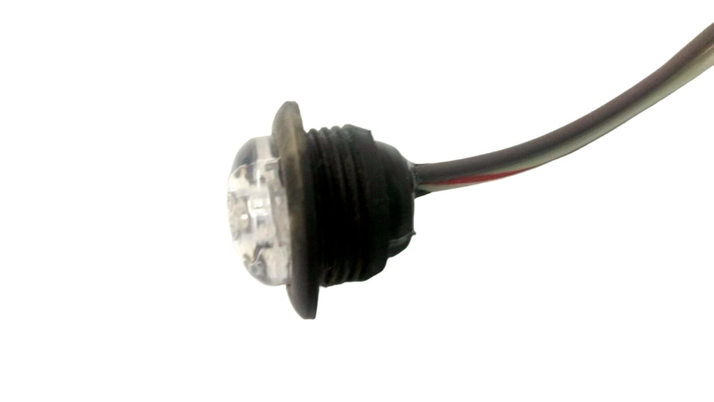 3/4" Red Clear Innovative Grommet Clearance Marker Bullet LED Light Trailer  (219-4500-1)
